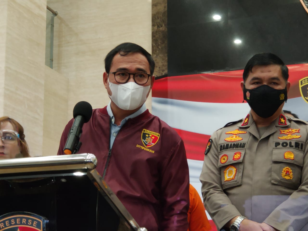 Kasubdit II Dittipideksus Bareskrim Polri Kombes Chandra Sukma Kumara