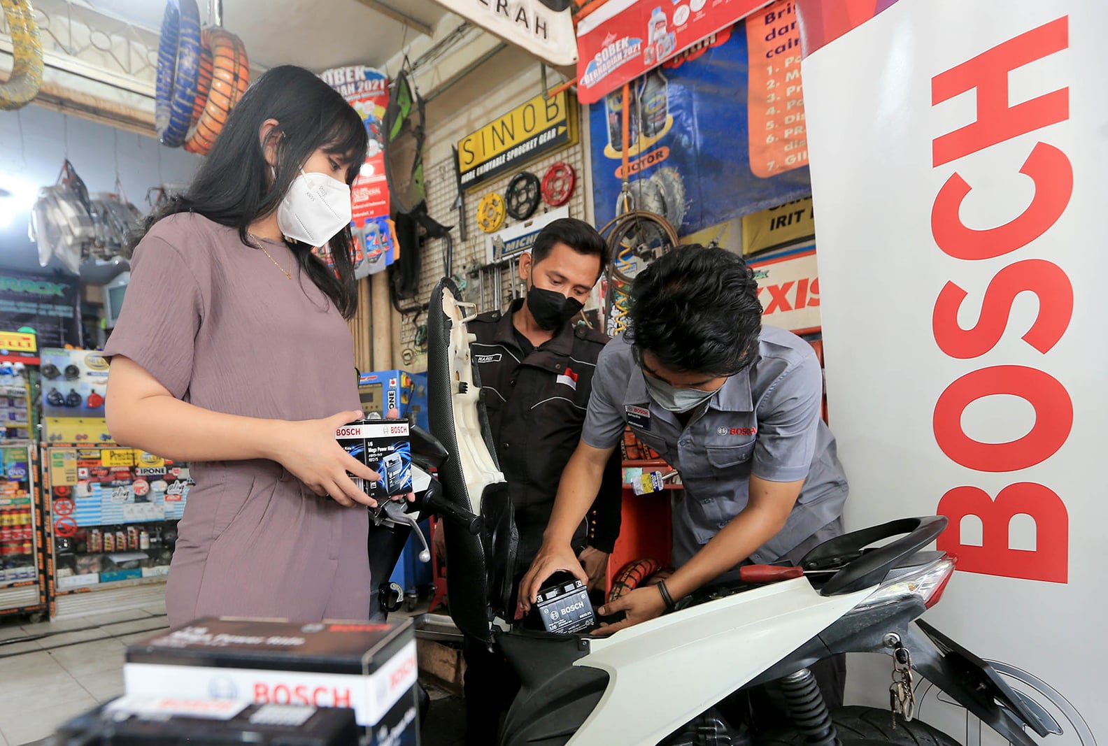 Bosch Ajak Masyarakat Memeriksa Kelistrikan Motor Sebelum Mudik