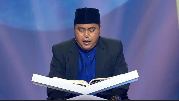 Salman Amrullah saat lomba Tilawah Alquran