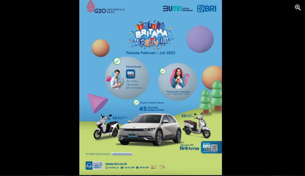 BRI menggelar BritAma FSTVL untuk keempat kalinya bagi nasabah setia dan loyal simpanan pemilik Tabungan BRI BritAma.