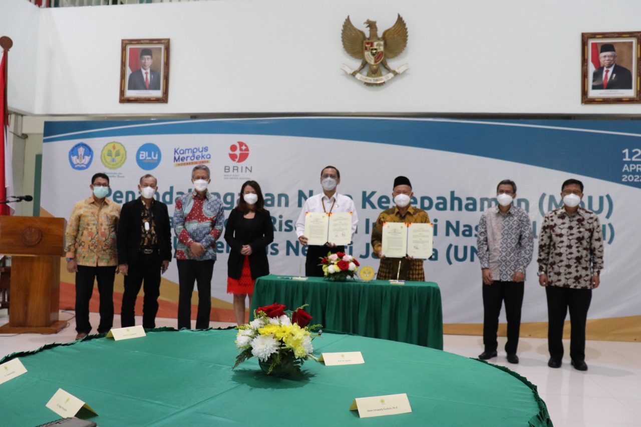 Kerja sama UNJ dengan BRIN