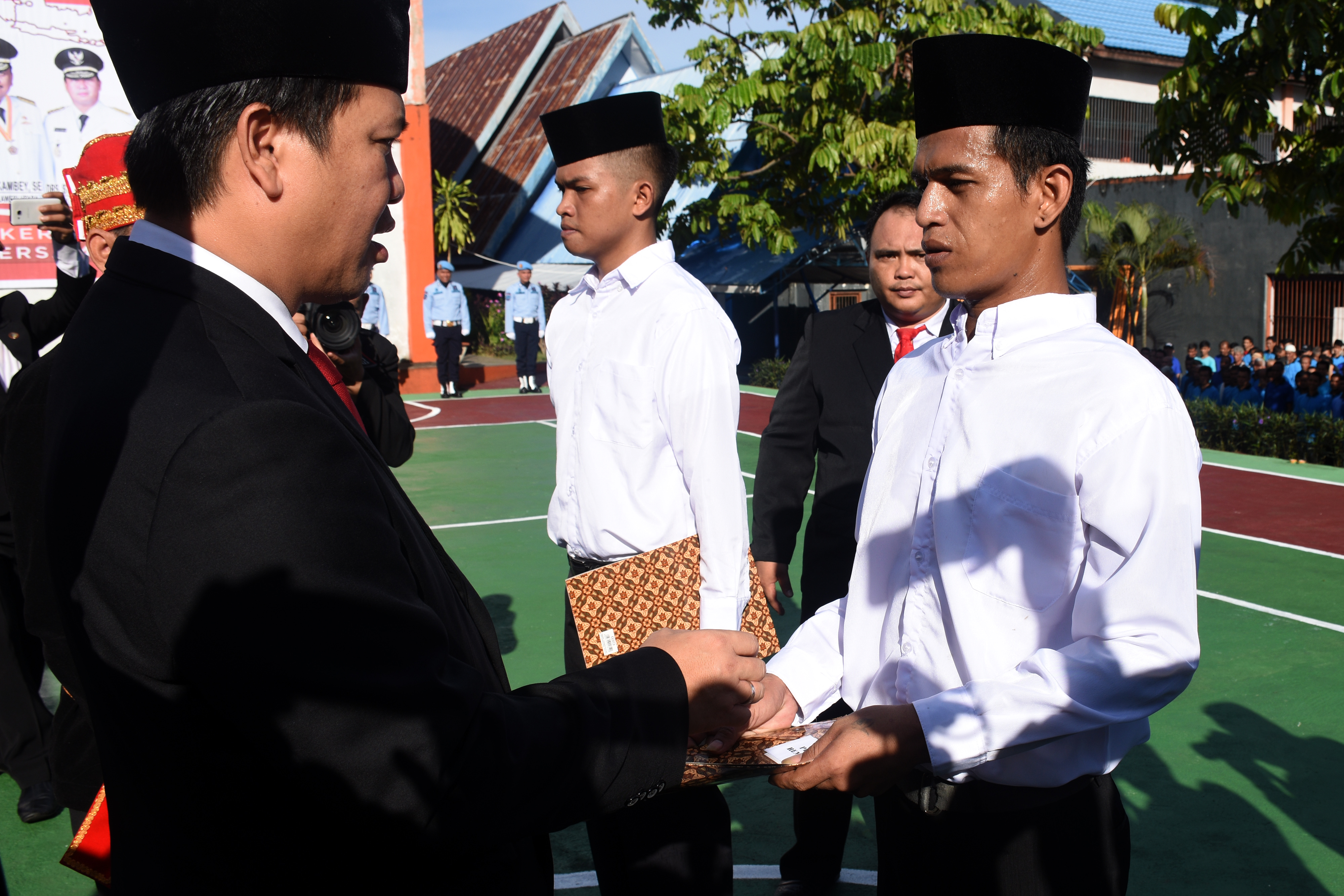 Sejumlah narapidana di Manado, Sulawesi Utara, mendapatkan remisi, beberapa waktu lalu. 