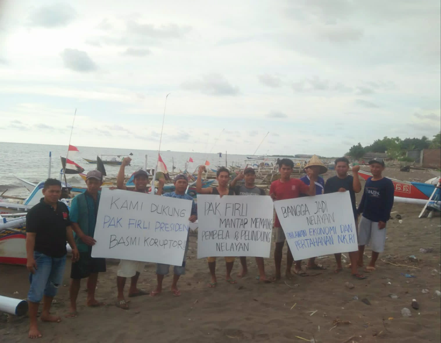 Perkumpulan nelayan di Kecamatan Galesong Utara, Takalar, Sulawesi Selatan,terharu dengan pernyataan Ketua KPK Firli Bahuri.