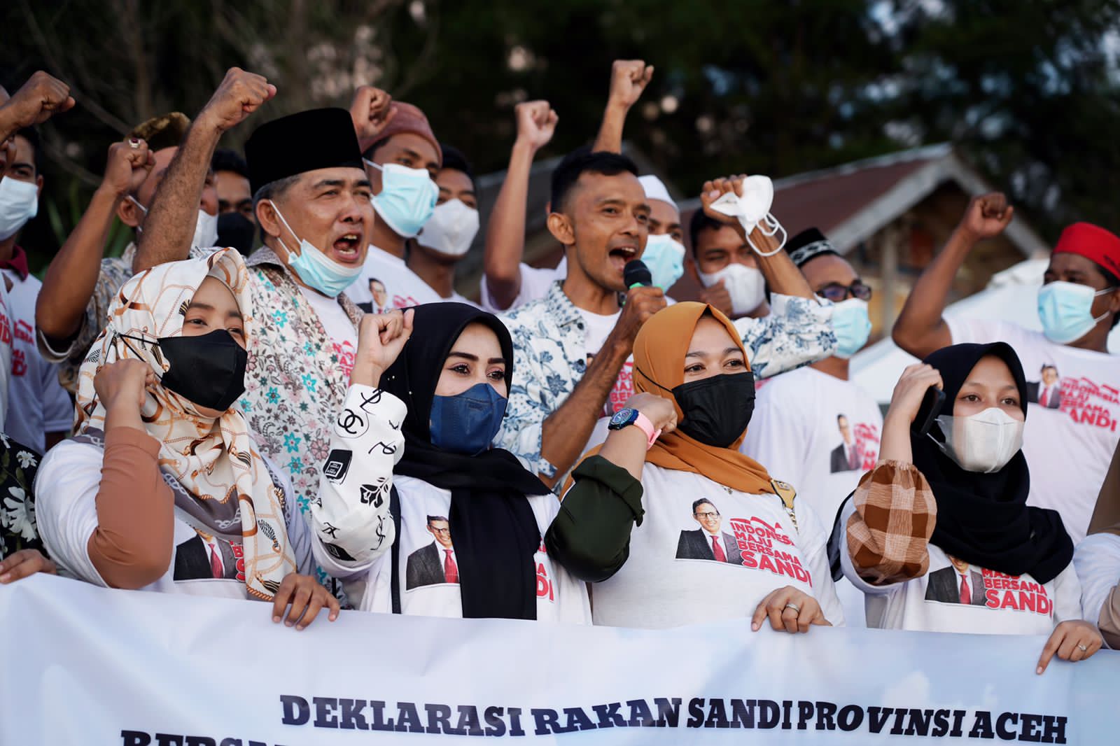 Petani Tiram di Aceh siap mendukung Sandiaga Uno menjadi Presiden di 2024, Sabtu (16/4/2022)