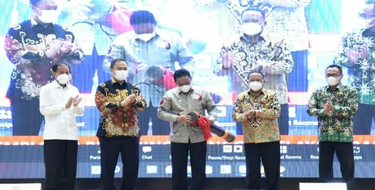 Acara core values Aparatur Sipil Negara (ASN) BerAKHLAK dengan employer branding Bangga Melayani Bangsa di Kalimantan Tengah.