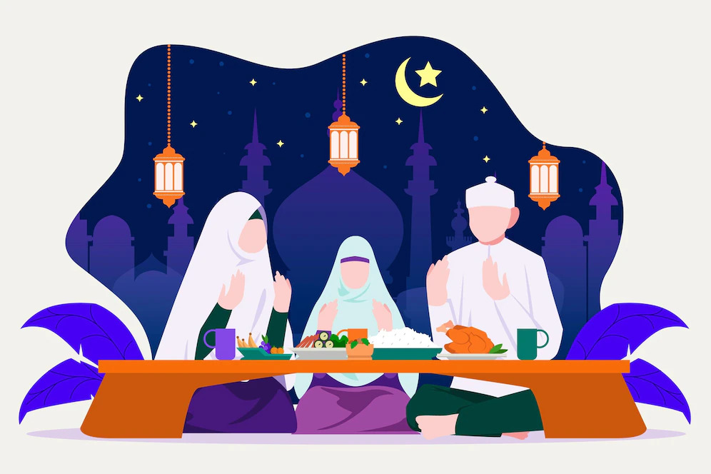 Ilustrasi berbuka puasa
