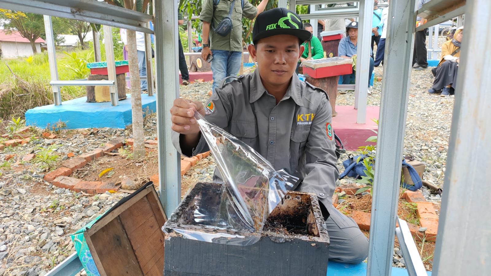 Ketua KTH Pinang Muda Muhammad Nur Qolbi