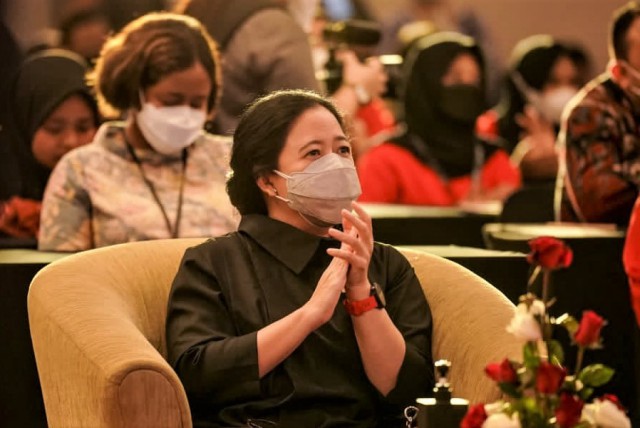 Ketua DPR RI  Puan Maharani di Solo, Jawa Tengah, Selasa (26/4). 