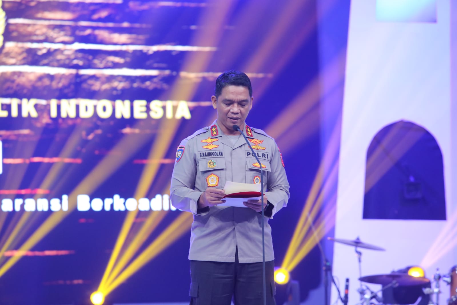 Kepala Korps Pembinaan Masyarakat Badan Pemeliharaan Keamanan (Kakorbinmas Baharkam) Mabes Polri, Irjen Pol Suwondo Nainggolan 