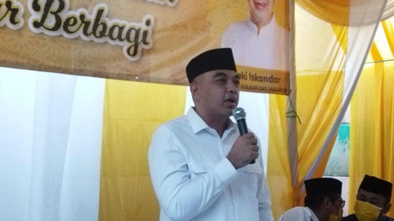 Ketua DPD Golkar DKI Jakarta Ahmed Zaki Iskandar 