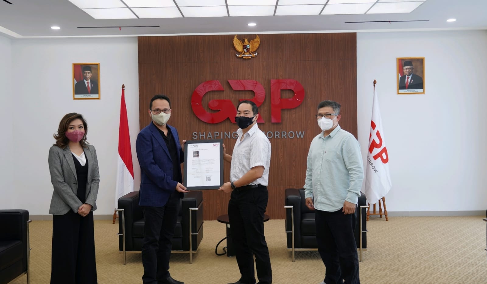 PT GRP menjadi perusahaan baja pertama di Indonesia yang meraih sertifikasi EPD (Environmental Product Declaration)
