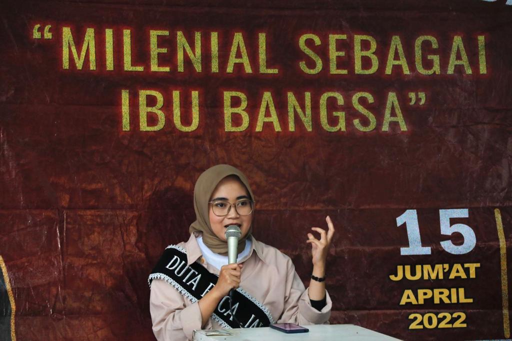Ratusan perempuan milenial, aktivis, influencer, dan mahasiswa yang tergabung dalam Srikandi Ganjar Jabar mendeklarasikan dukungan Ganjar fo