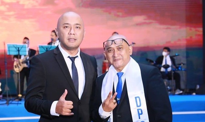 Ketua DPC Peradi Bandung H Yovie M Santosa (kanan).