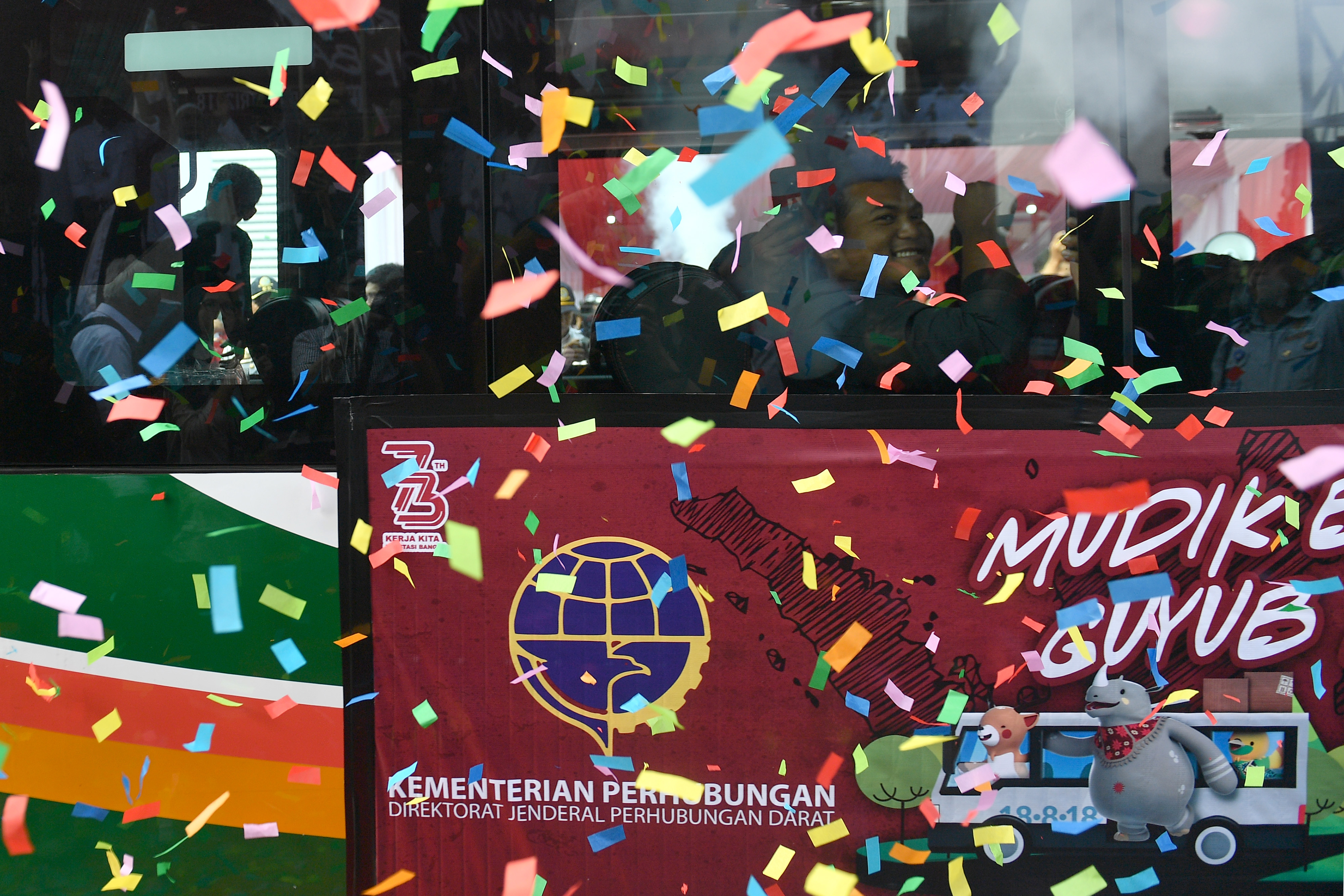 Ilustrasi mudik gratis dari Kemenhub