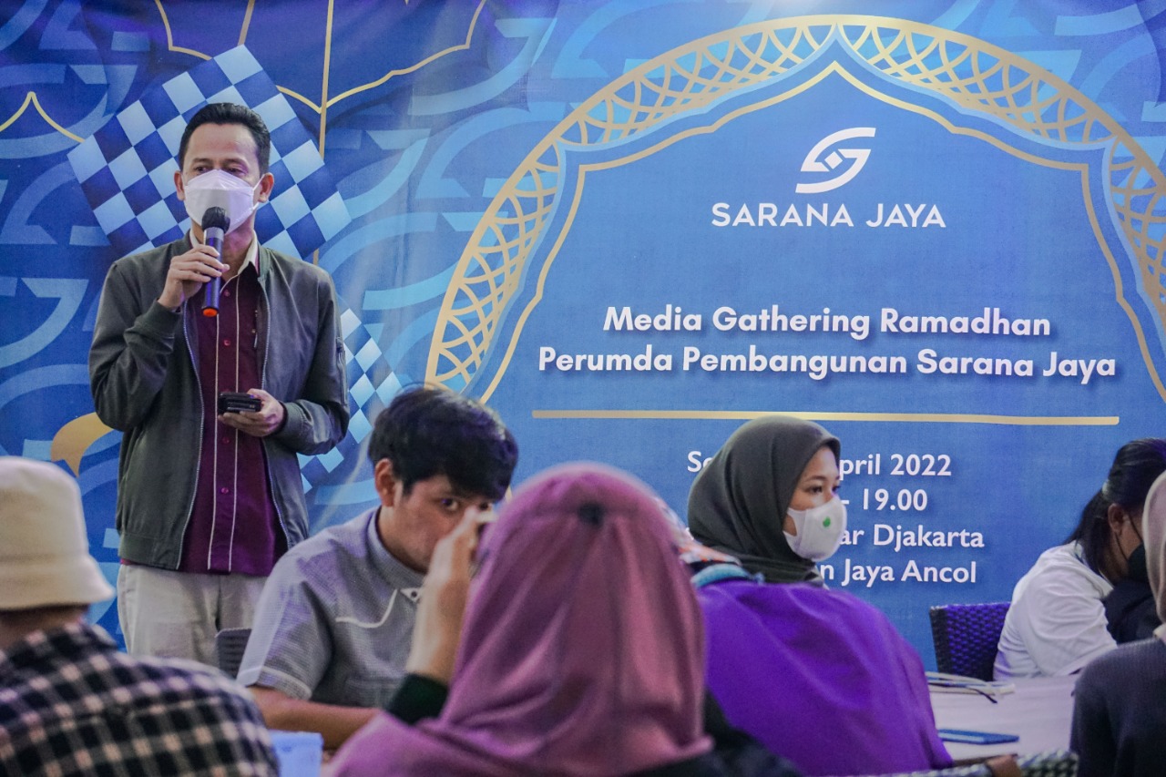 Sarana Jaya menggelar acara media Gathering bersama Insan Pers dan Jurnalis Provinsi DKI Jakarta di Bandar Djakarta, Selasa (26/4).