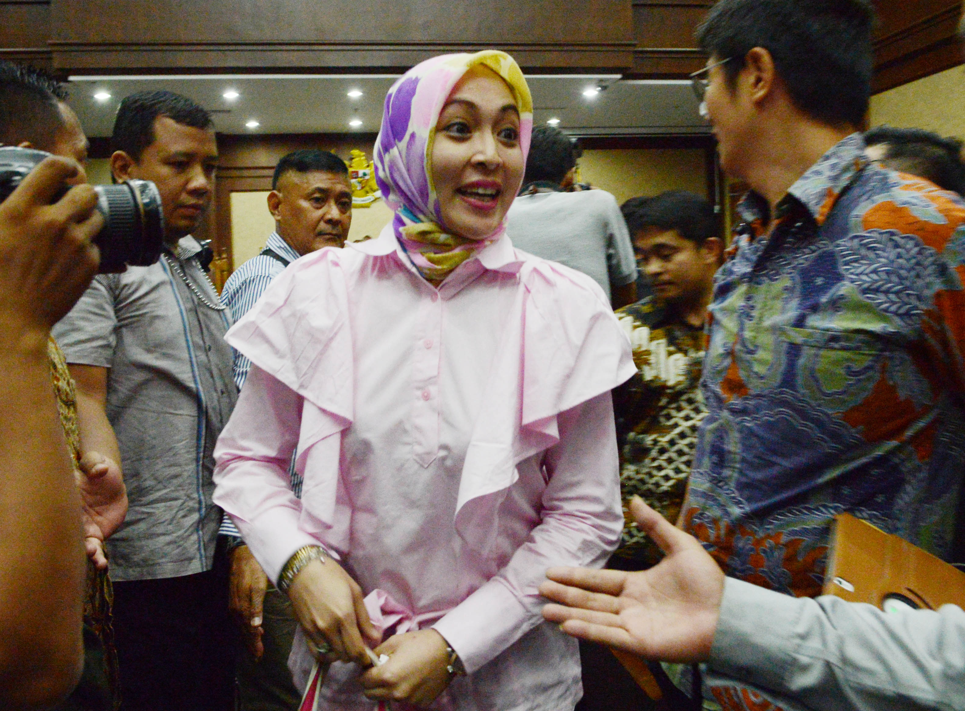 Mantan anggota DPR dari Fraksi Demokrat Angelina Sondakh