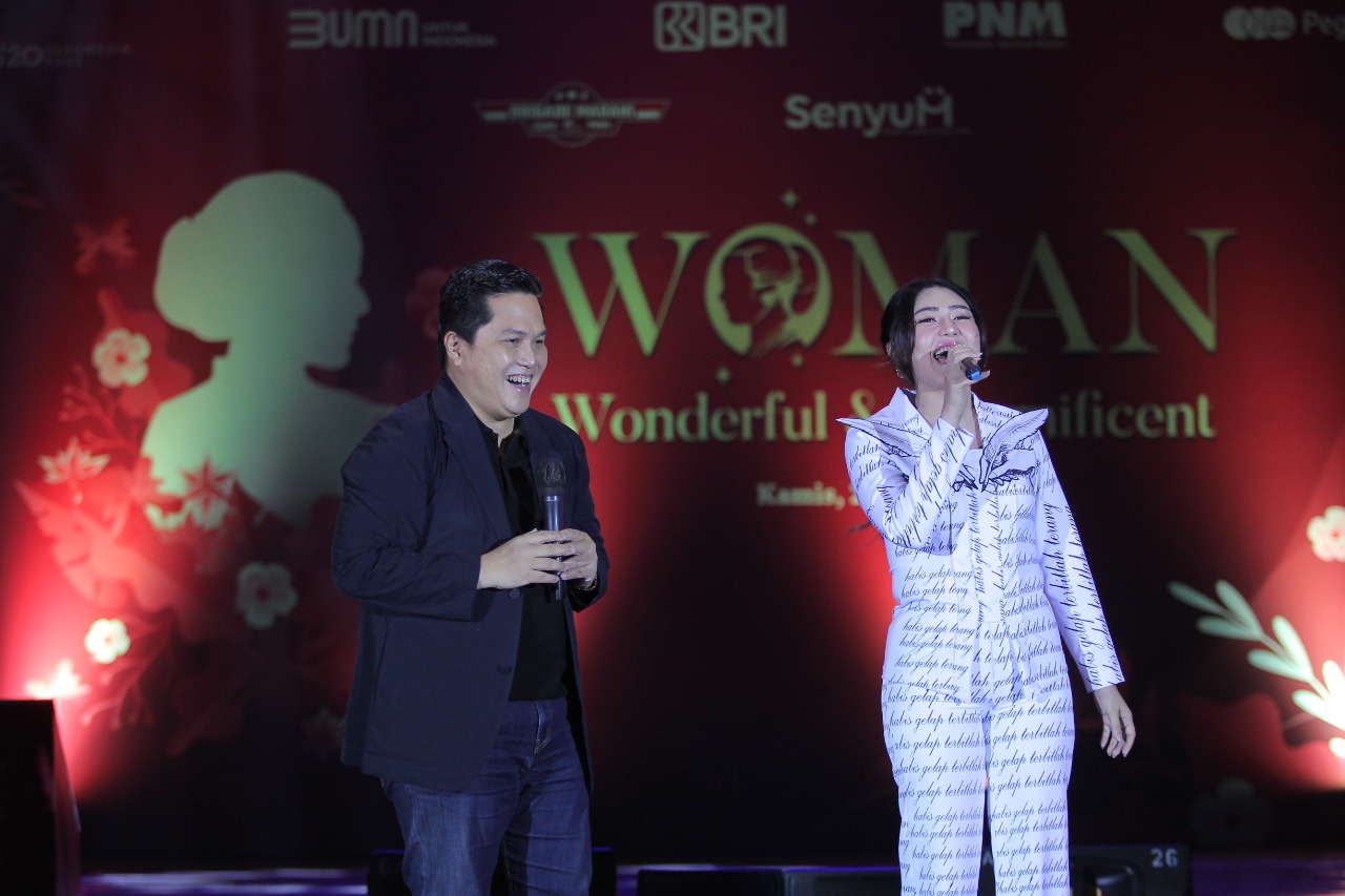 Erick Thohir dan Via Vallen Luncurkan Lagu Mekaar