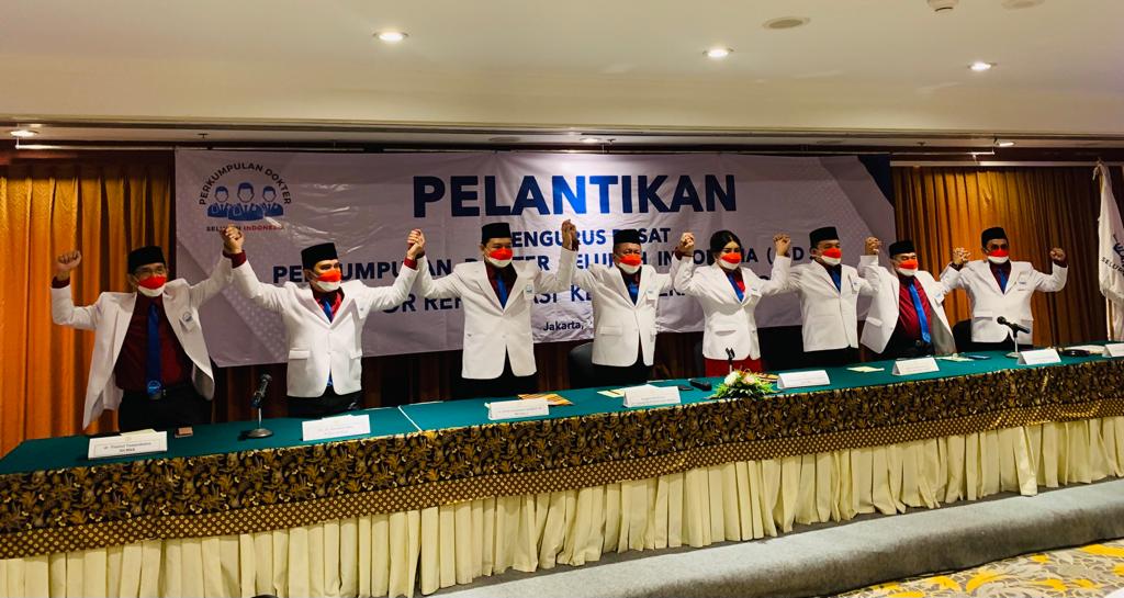 Perkumpulan Dokter Seluruh Indonesia (PDSI) dideklarasikan di Timor Room Hotel Borobudur, Jakarta, Rabu (27/4).