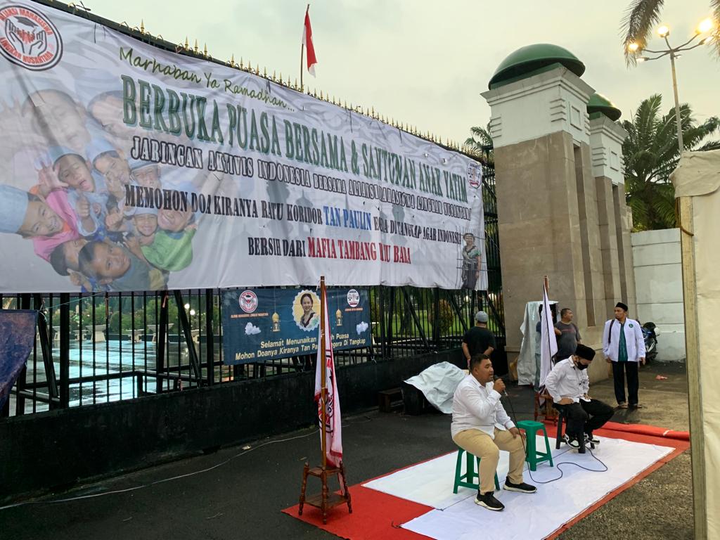 ORGANISASI pemuda dan mahasiswa dari Jaringan Aktivis Indonesia (JARAK) bersama dengan Aliansi Mahasiswa Lingkar Nusantara menggelar kegiata