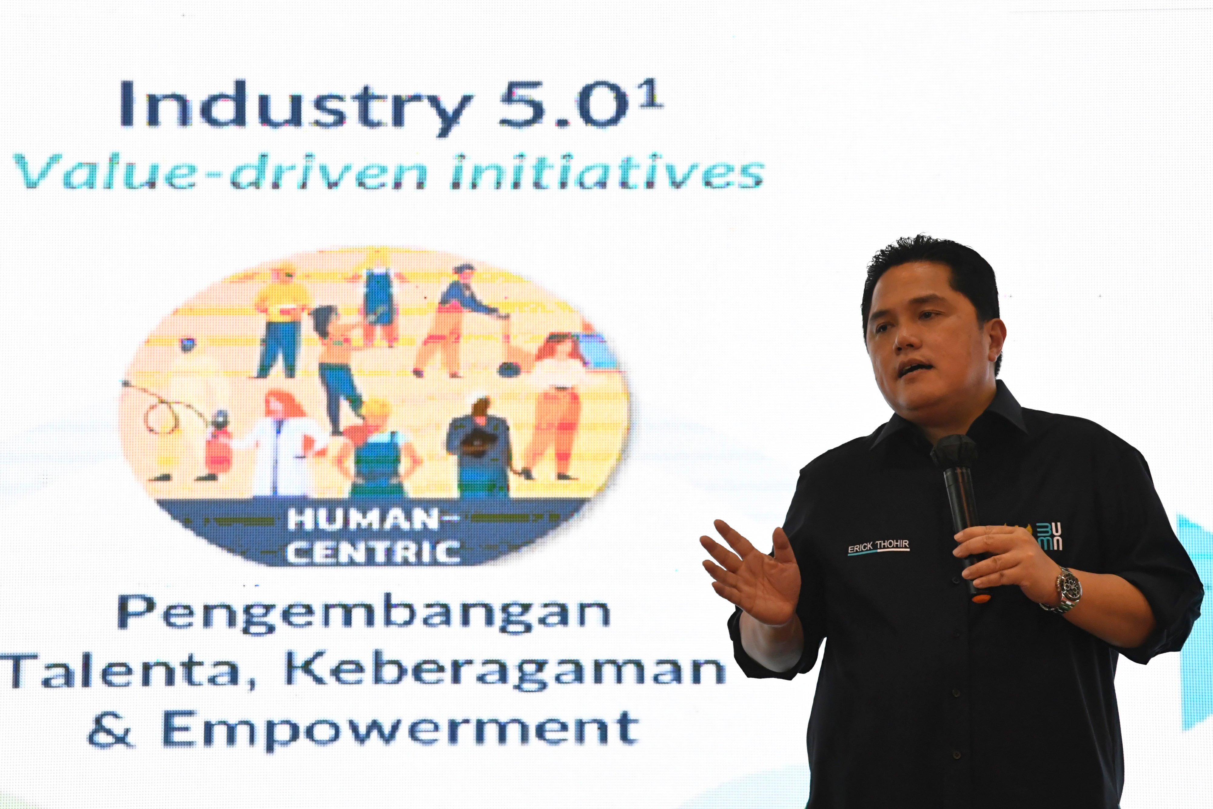 Menteri BUMN Erick Thohir 