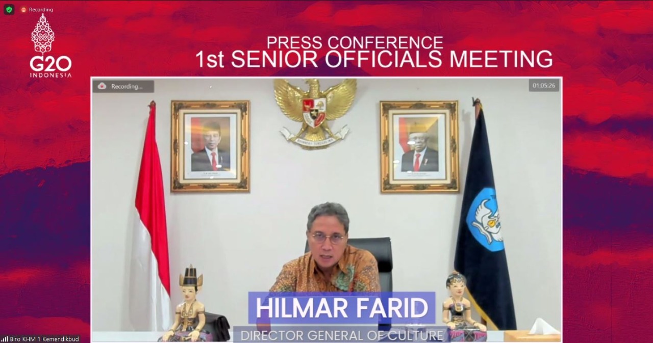 Direktur Jenderal Kebudayaan Kemendikbudristek Hilmar Farid.