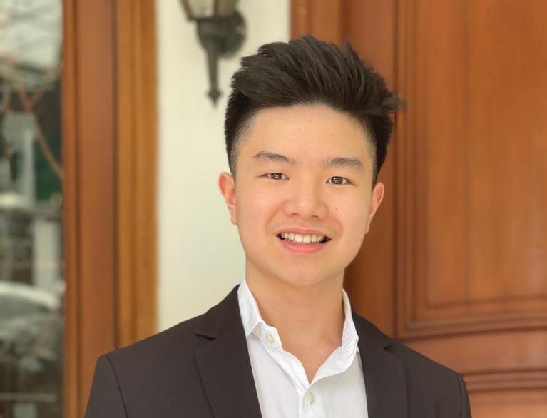 Collin Junus, 17, pelajar Jakarta Intercultural School, finalis kompetisi International Blockchain Olympiad (IBCOL).