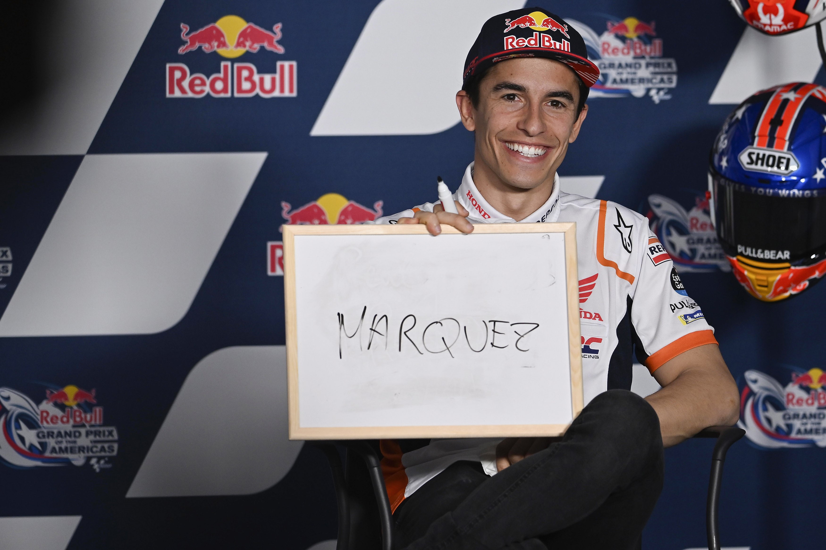 Pembalap Repsol Honda Marc Marquez