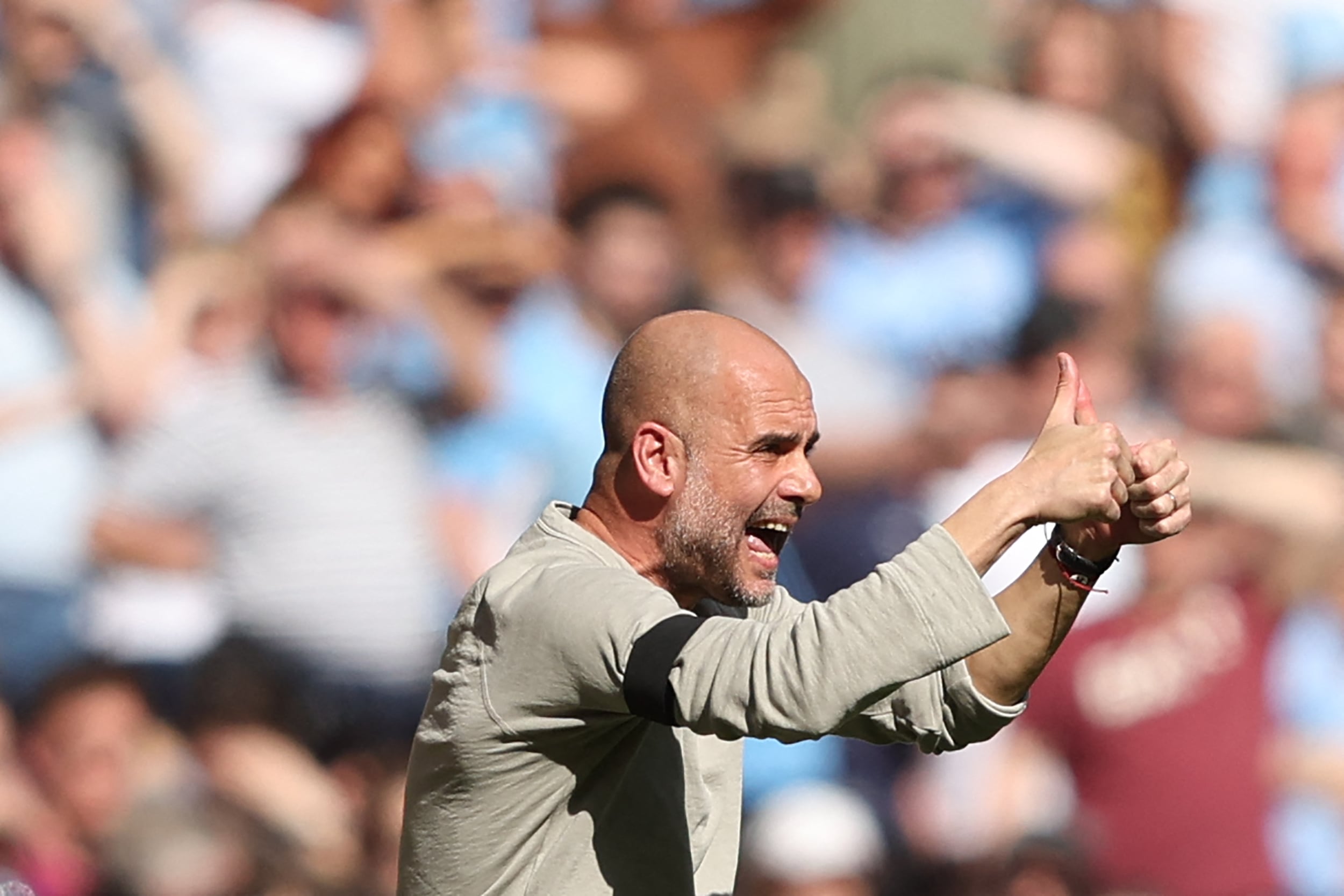 Manajer Manchester City Pep Guardiola