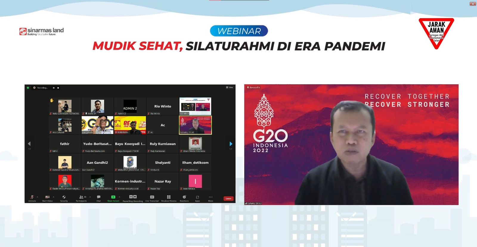 Direktur Angkutan Jalan Ditjen Perhubungan Darat Kementerian Perhubungan (Kemenhub) Suharto