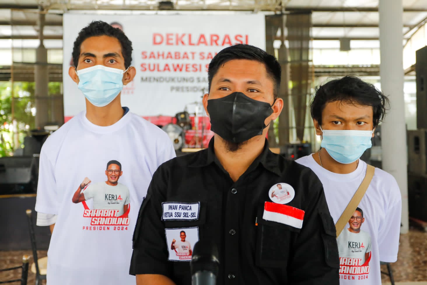 Koordinator Wilayah Sahabat Sandiuno Sulawesi Selatan, Iwan Panca. 