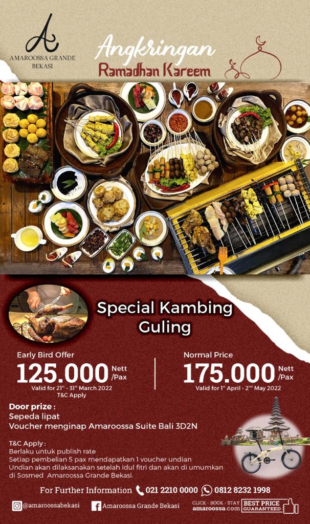 Hotel Amaroossa Grande Bekasi juga selalu menghadirkan promo terbaik dan special event dalam setiap moment.
