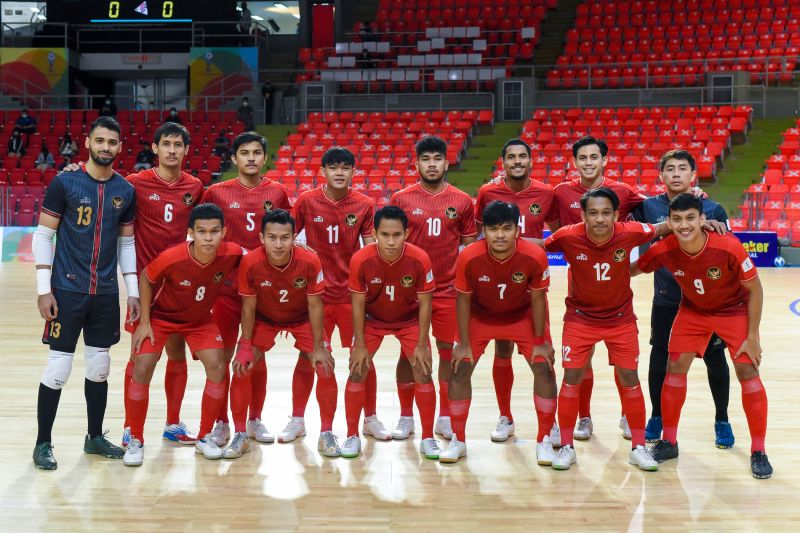 Tim nasional futsal Indonesia yang berlaga di Piala Futsal AFF 2022 di Bangkok, Thailand. 