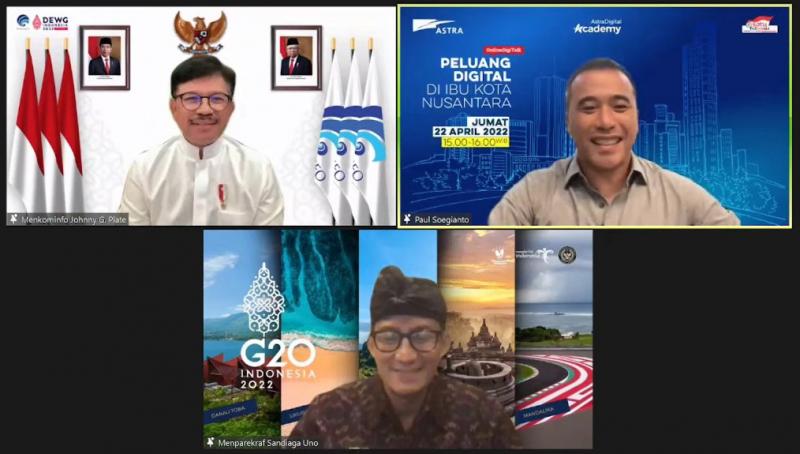 Seri diskusi Digitalk bertema Peluang Digital di Ibukota Nusantara,