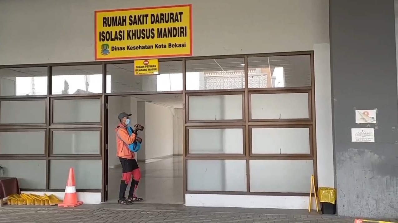 Kasus Covid-19 Melandai, RS Darurat Corona di Bekasi Ditutup
