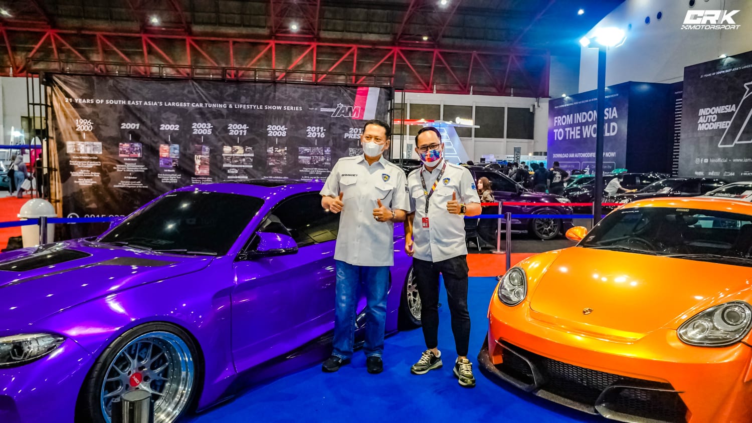 Porsce CRK dan The Beast dipercaya IMI untuk mewakili 12 mobil untuk ajang IIMS 2022.