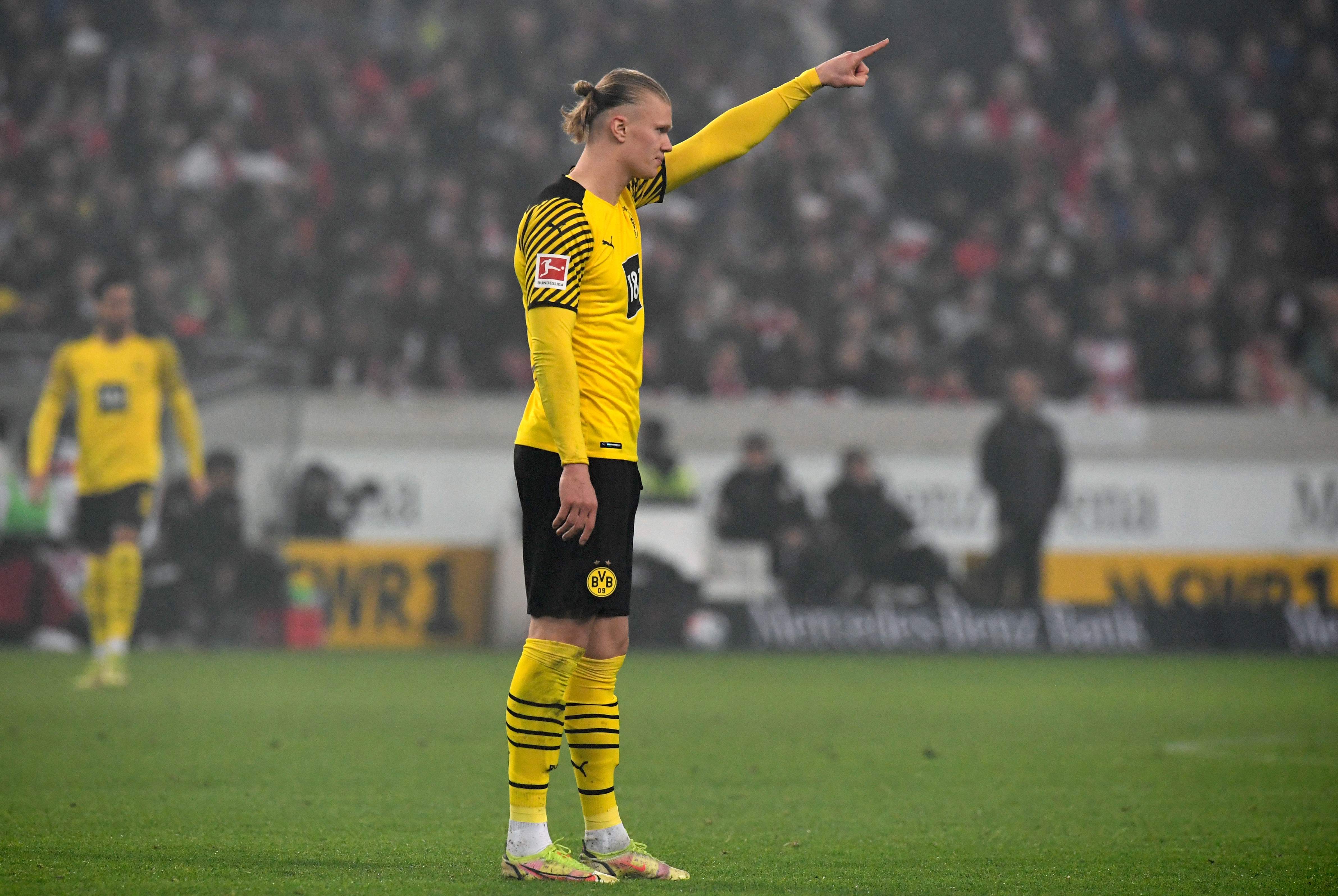 Penyerang Borussia Dortmund Erling Haaland