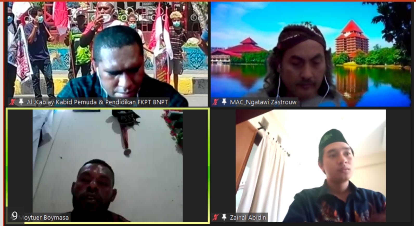 Webinar Eid Traditions In Papua and Religious Tolerance.