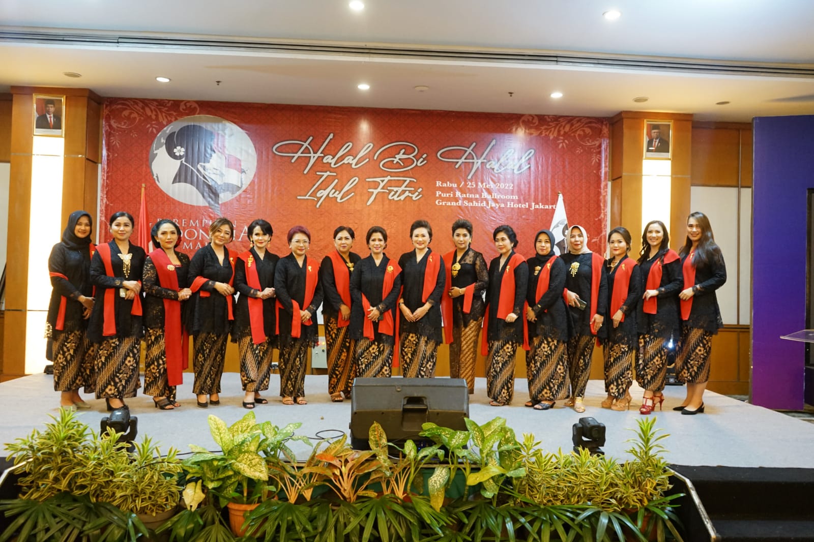 Halal bihalal Perempuan Indonesia Maju.
