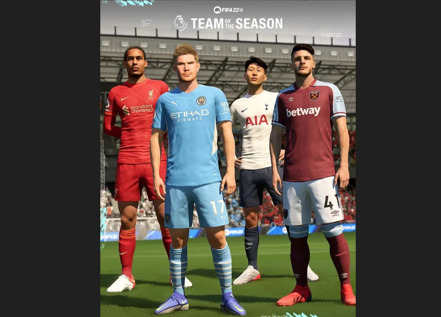 Tampilan di gim FIFA 22