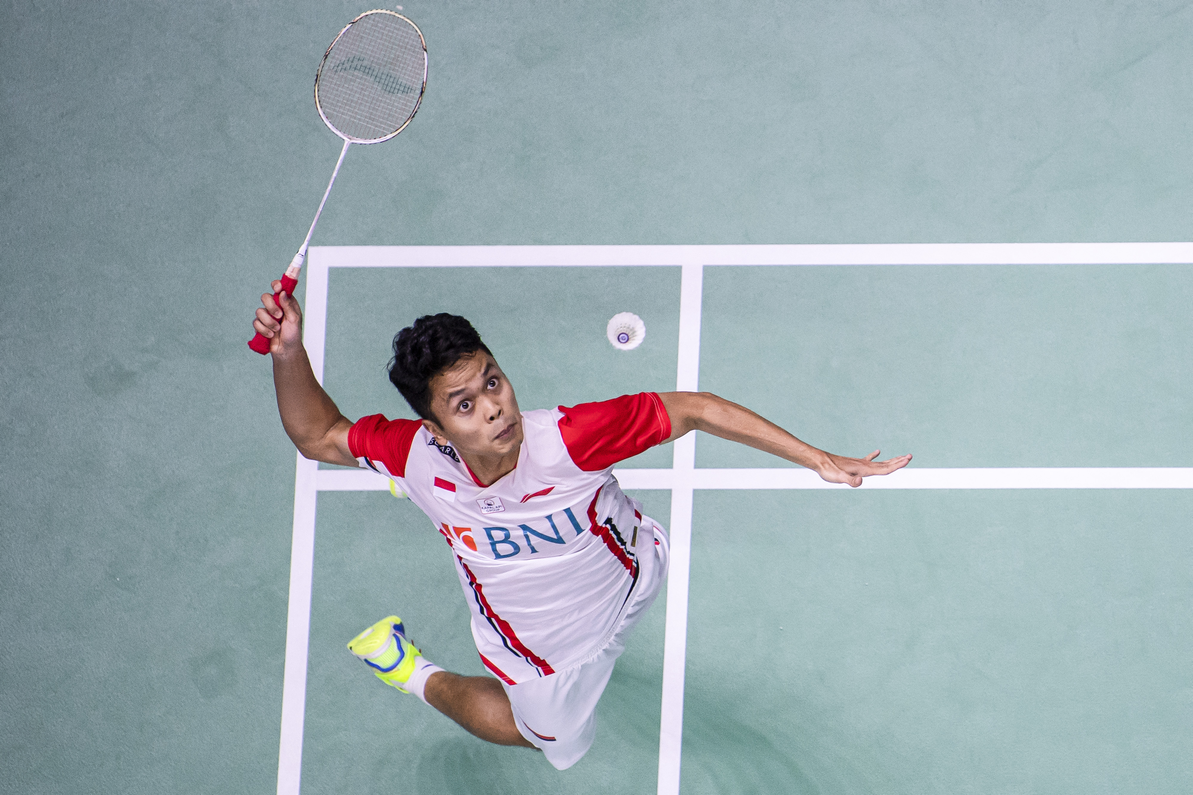 Pebulu tangkis tunggal putra Anthony Sinisuka Ginting