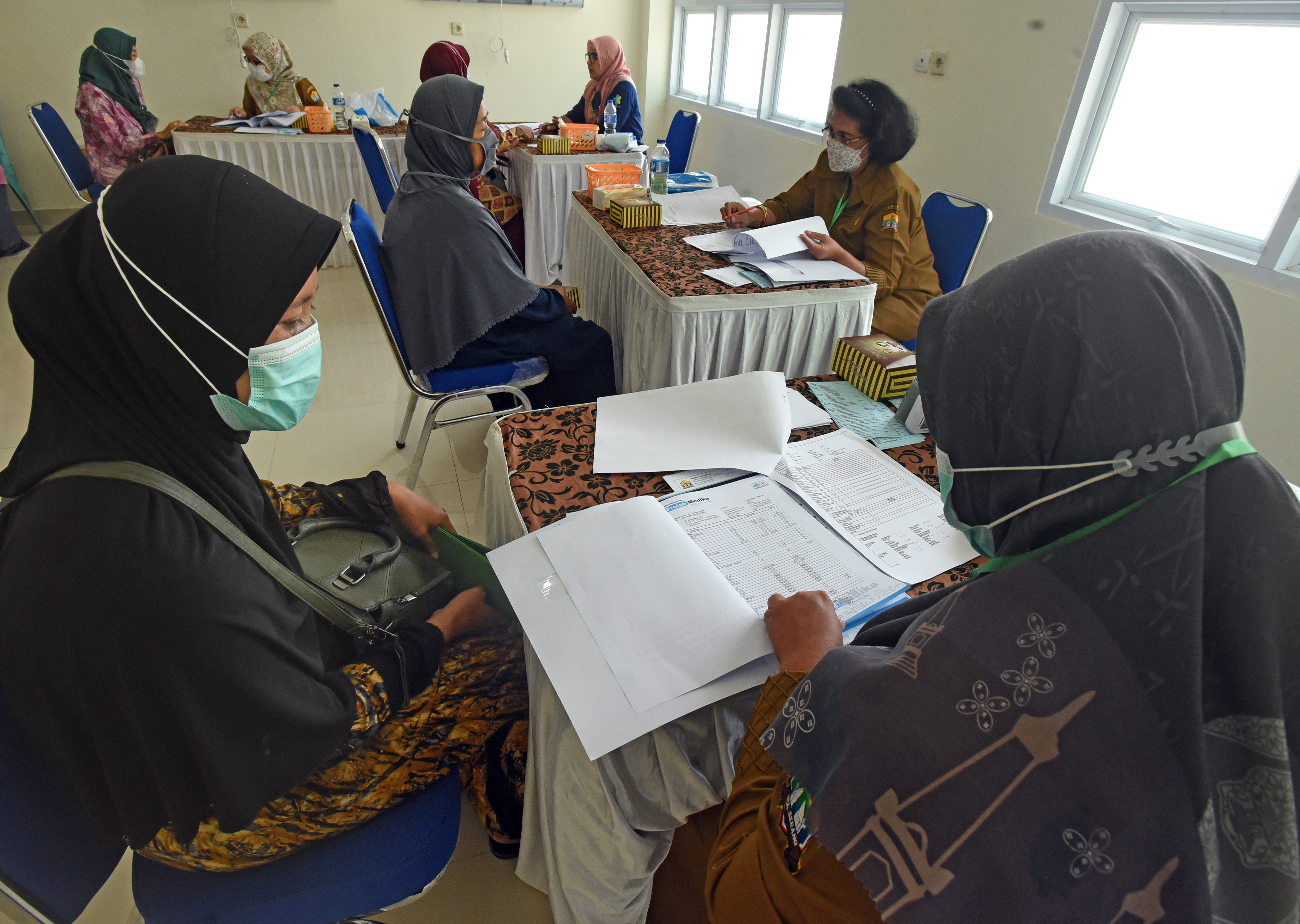 Pemeriksaan Calon jemaah Ahji di Serang, Banten