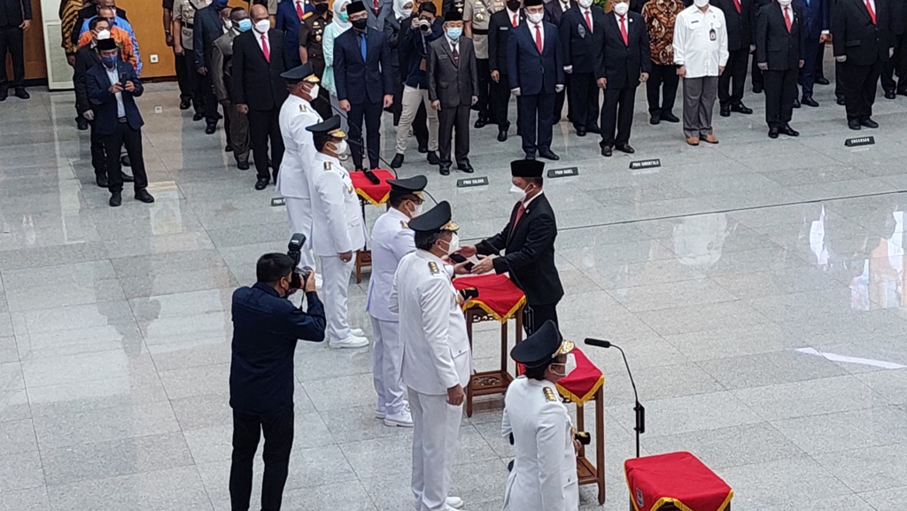 Ilustrasi pelantikan penjabat kepala daerah