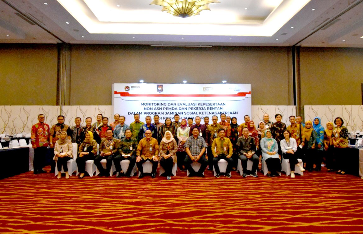 Direktur Kepesertaan BPJAMSOSTEK Zainudin menghadiri acara monitoring dan evaluasi kepesertaan non-ASN dalam program BPJS Ketenagakerjaan.