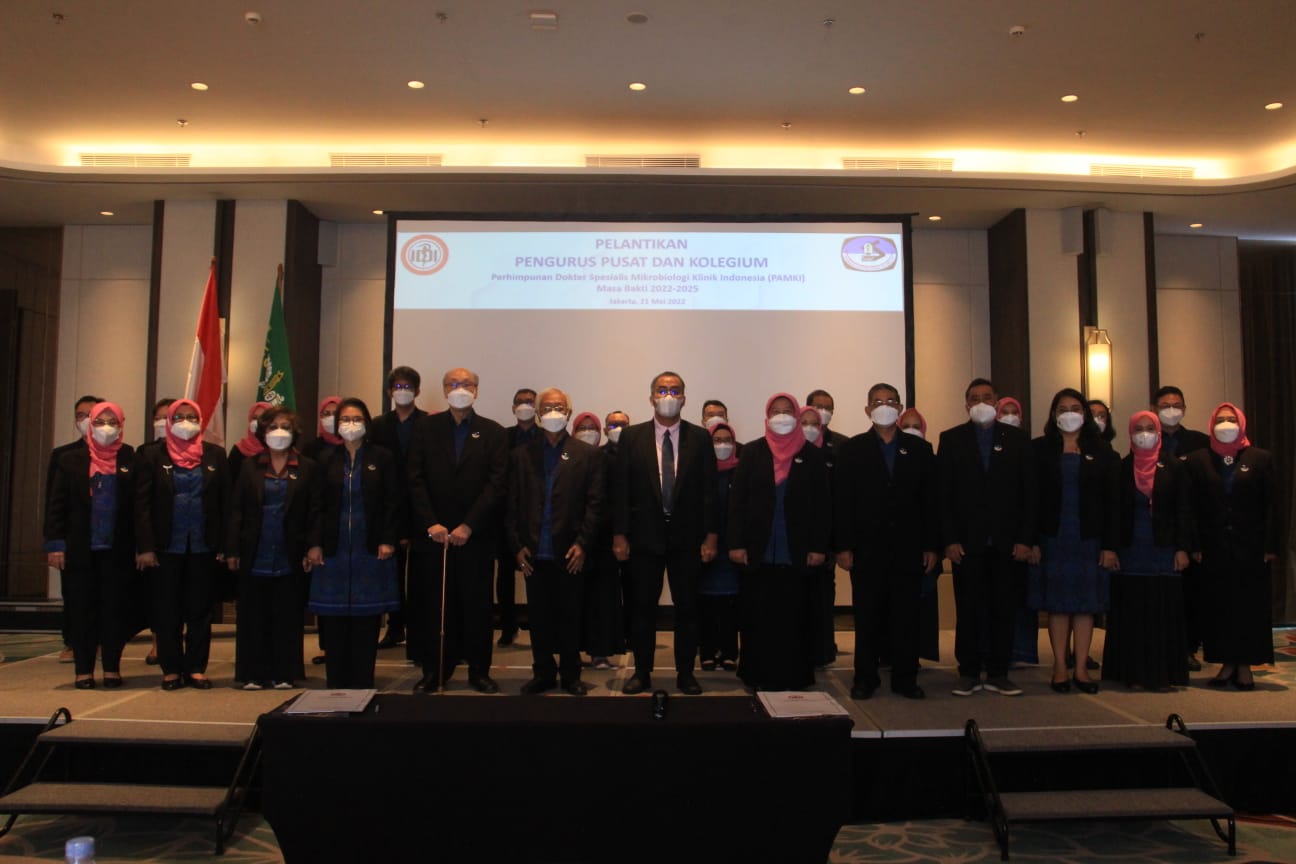 Pelantikan pengurus pusat Pamki periode 2022-2025.