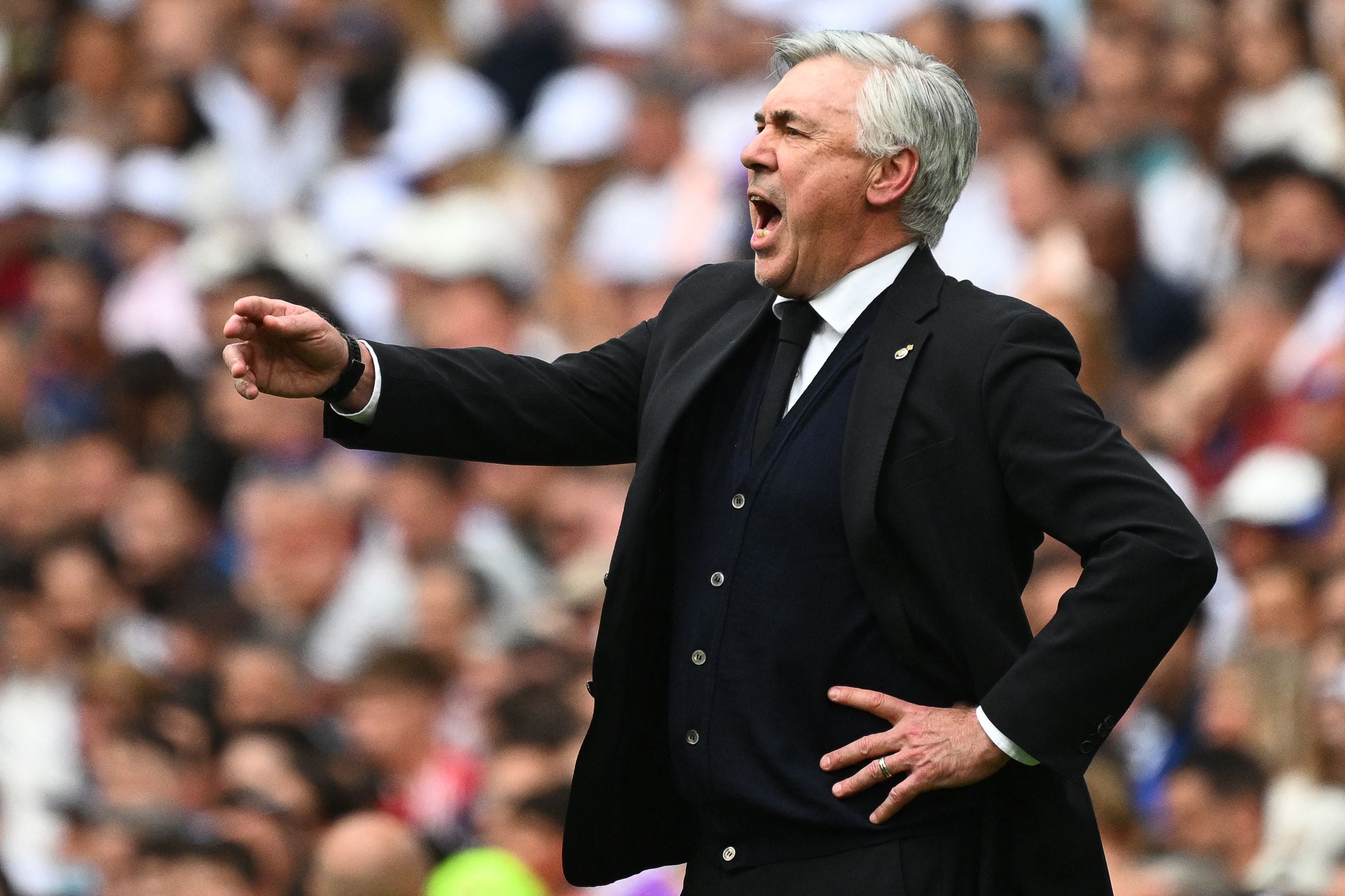 Pelatih Real Madrid Carlo Ancelotti