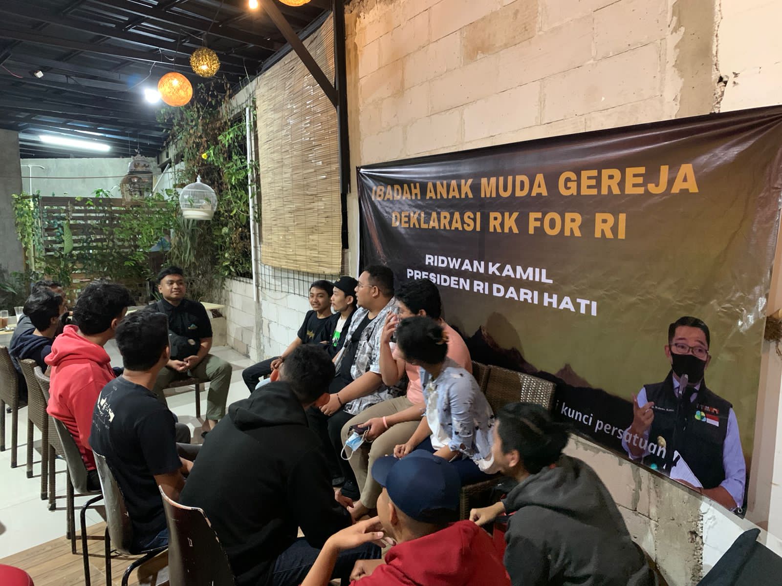 Anak Muda Gereja Sumedang menyatukan sikap mendukung Ridwan Kamil