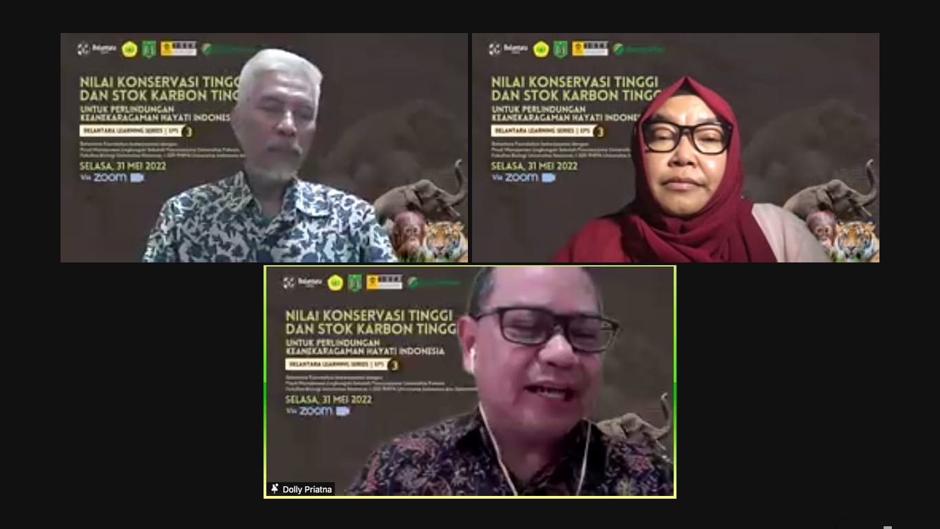 Kegiatan pelatihan dan pembelajaran lingkungan dalam program Belantara Learning Series Episode 3 (BLS Eps.3).