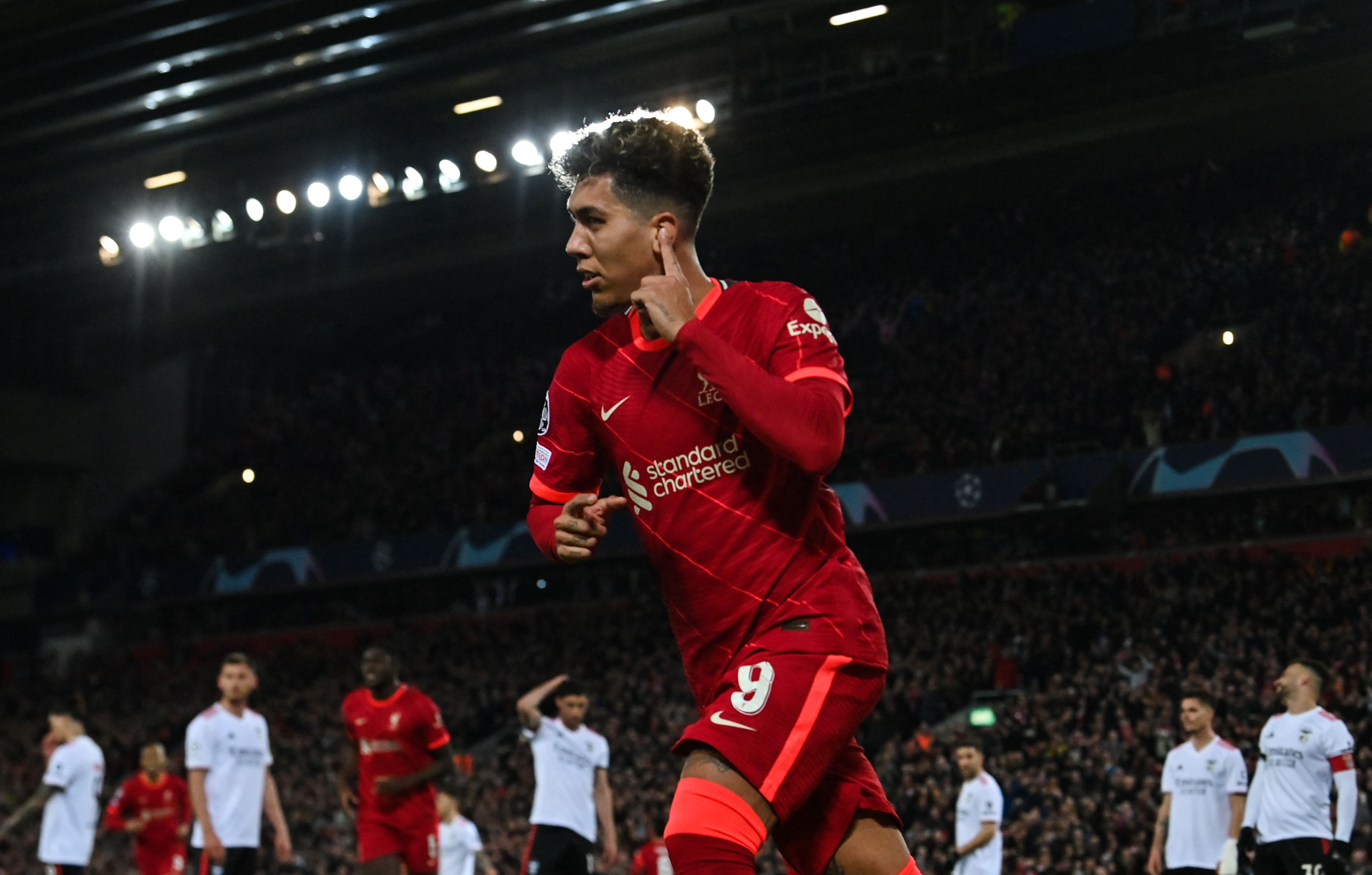 Penyerang Liverpool Roberto Firmino