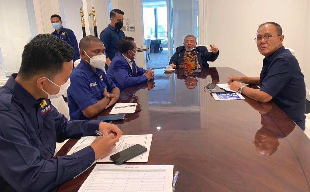 Rapat di NasDem Tower, Jakarta