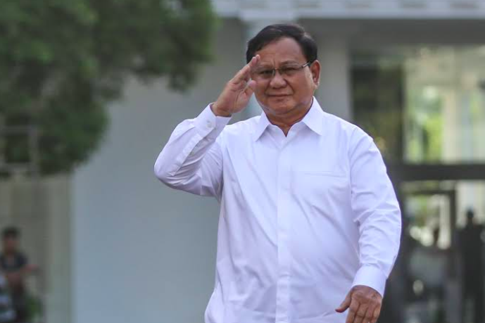 Prabowo Subianto Jenguk Mantan Komandannya Subagyo HS